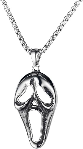 Stainless Steel Ghostface Necklace
